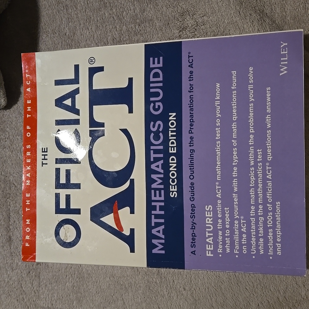 🚦THE OFFICIAL ACT MATHEMATICS GUIDE SECOND EDITION WILEY🚦